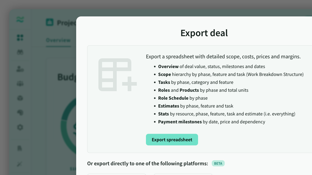 Deal exports