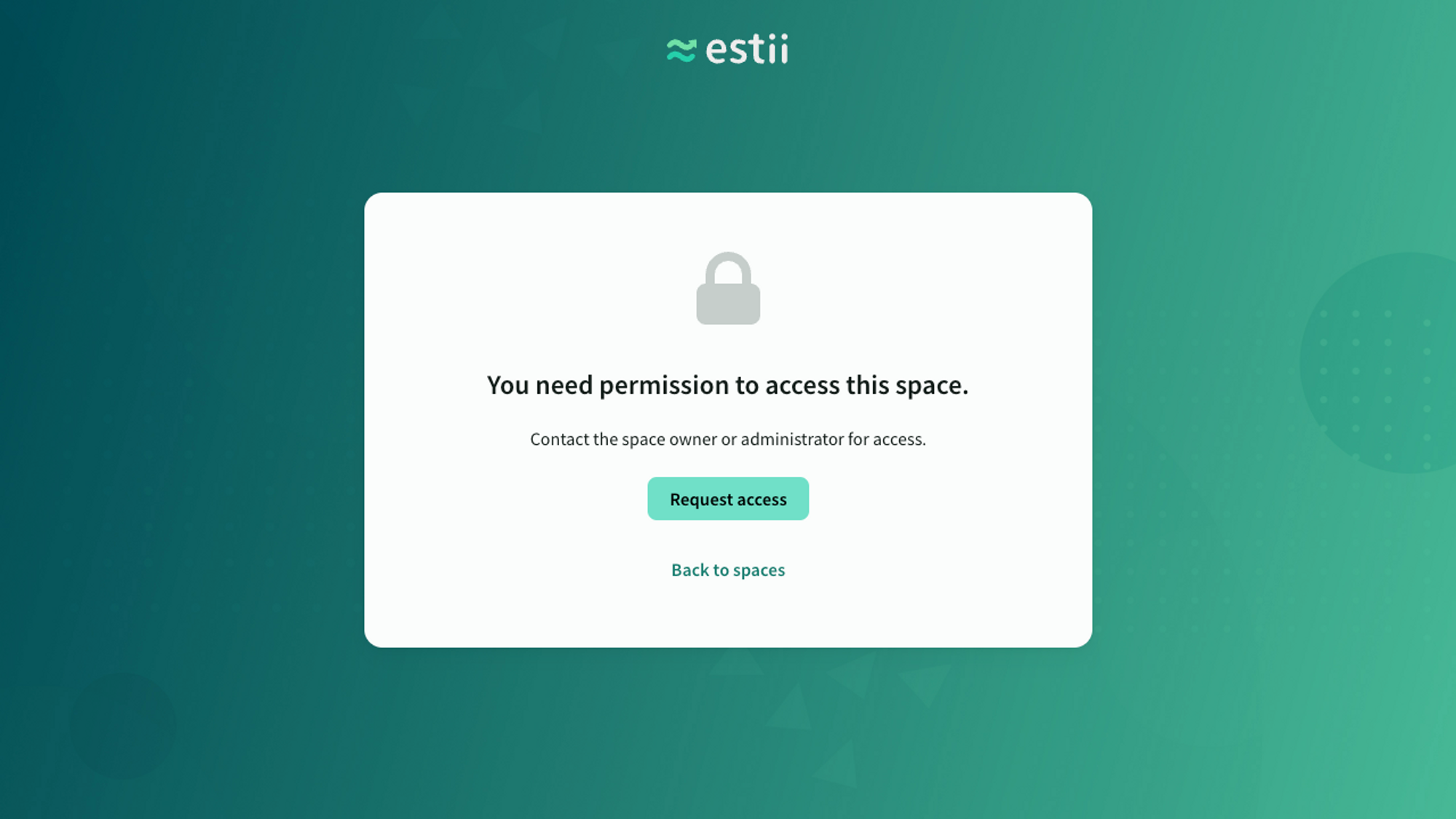 External users can now request access to a space