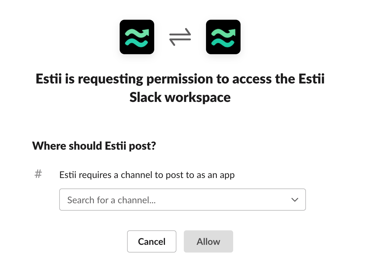 Slack integration